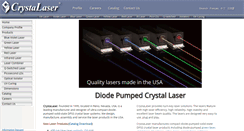 Desktop Screenshot of crystallaser.com